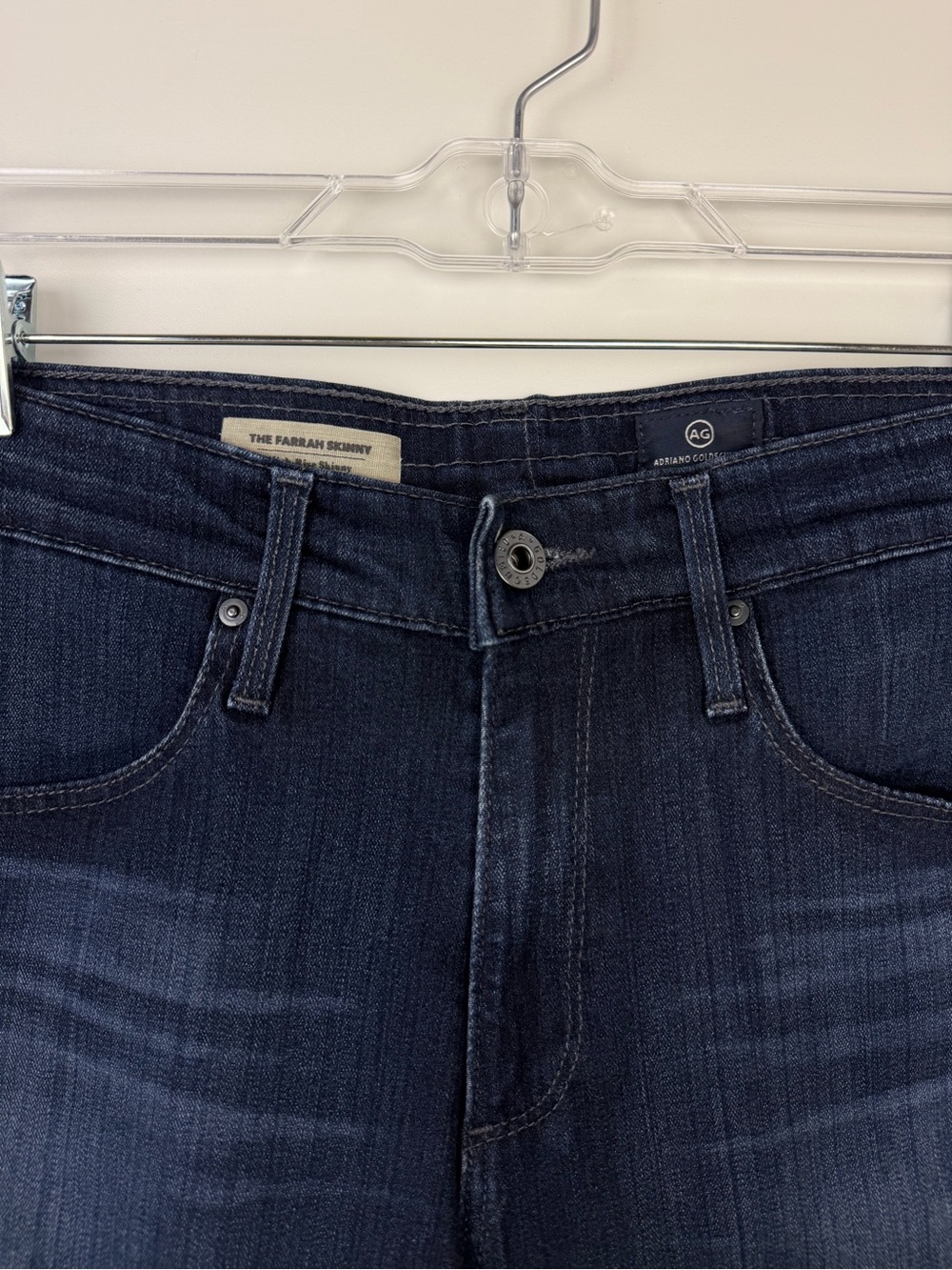 AG Adriano Goldschmied The Farrah Skinny Jeans Size 29R - Picture 4 of 13